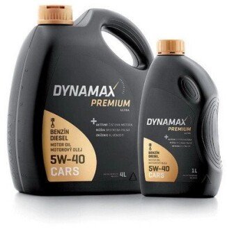 Масло моторное ULTRA 5W40 (4L) dynamax 501603 на Мерседес W211