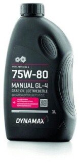 Масло трансмісійне HYPOL 75W80 GL 4 (1L) dynamax 502722