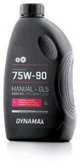 Масло трансмиссионное HYPOL 75W90 GL5 (1L) dynamax 501623