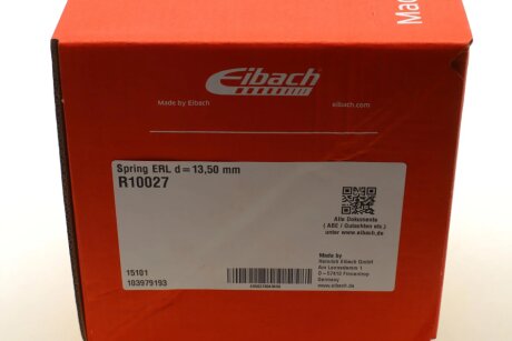 Пружина передняя eibach R10027