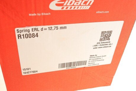 Пружина передняя eibach R10084