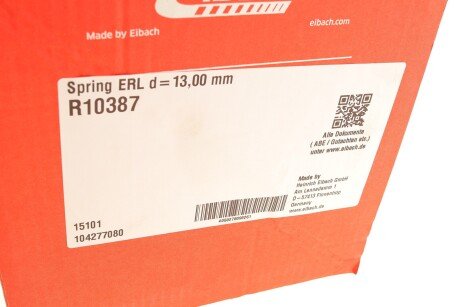 Пружина передняя eibach R10387