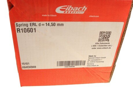 Пружина передняя eibach R10601