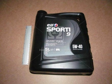 Олива моторн. SPORTI 9 5W-40 (Каністра 5л) elf 214252