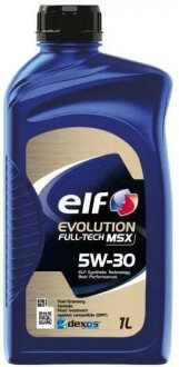 Олива моторна Evolution FULL-TECH MSX 5W-30 (Каністра 1л) elf 213931
