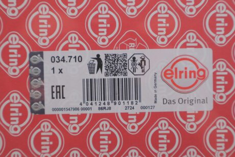 Прокладка, водяний насос elring 034710