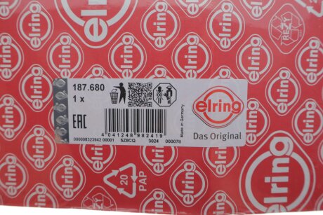 Комплект прокладок двигуна elring 187680