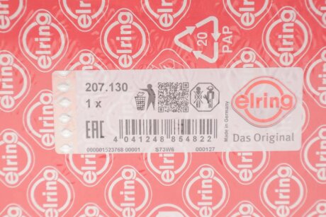 Прокладка головки блоку циліндрів elring 207130