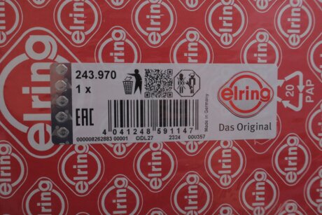 Комплект прокладок двигуна elring 243970