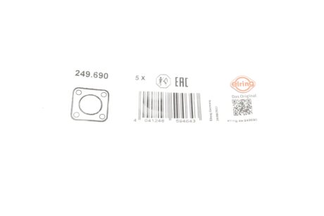 Прокладка системи охолодження elring 249690