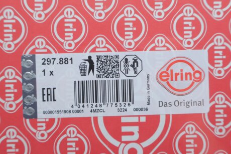 Прокладка головки циліндра elring 297881