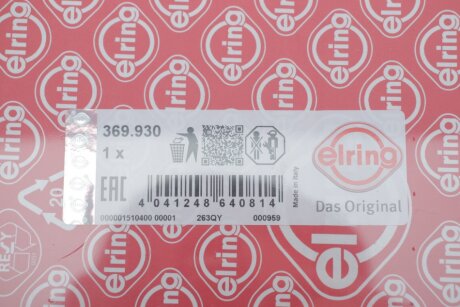 Прокладка водяного насосу elring 369930
