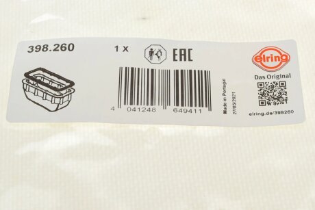 Прокладка масляного піддону elring 398260