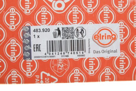 Прокладка, головка цилиндра elring 483920