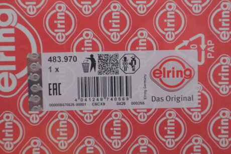 Комплект прокладок з різних матеріалів elring 483970