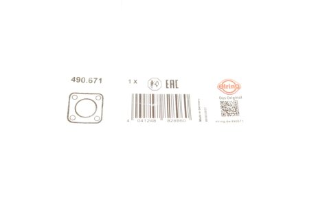 Прокладка водяної помпи elring 490671