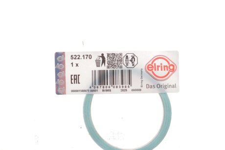 Прокладка труби вихлопної elring 522170