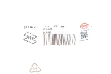 Прокладка клапанної кришки elring 541670