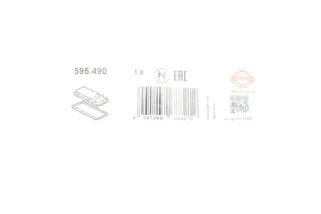 Прокладка клапанної кришки elring 595490