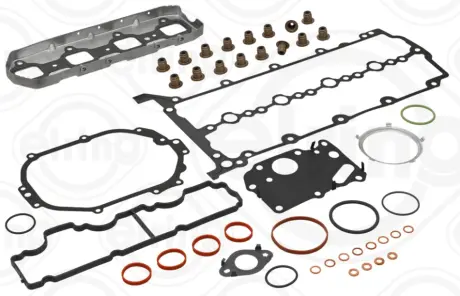 Комплект прокладок, головка блоку LAND ROVER 2,0 TD 15- (вир-во) elring 708550 Рендж (ленд) ровер Эвок
