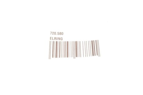 Прокладка турбіни elring 720580