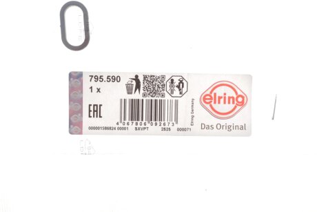 Прокладка болта кришки клапанної elring 795590