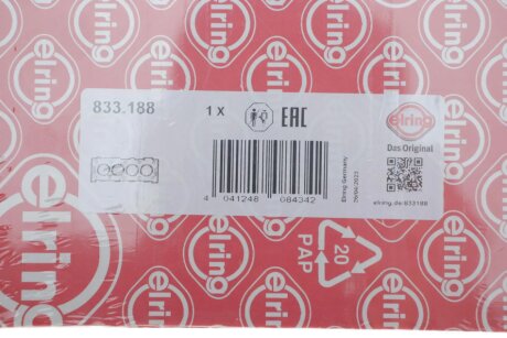 Прокладка головки блока elring 833188
