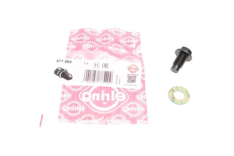 Резьбовая пробка масляного поддона M 12x1,25x22 CITROEN, TOYOTA, SUBARU elring 877960 на Ситроен С1