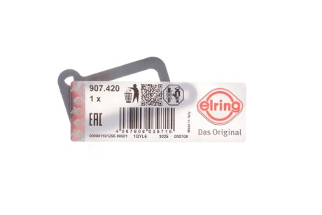 FIAT Прокладка фланця охолоджувальної рідини BRAVO II 2.0 D Multijet 08-14, JEEP CHEROKEE 2.0 CRD 4x4 14-18, LANCIA DELTA III 2.0 D Multijet 08-14 elring 907420