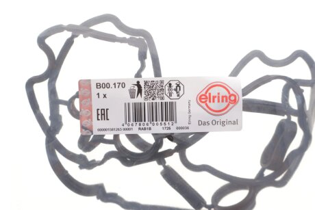 Прокладка кришки клапанів elring B00170