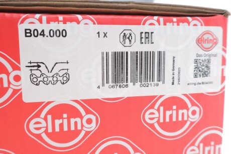 AUDI Впуск. колектор A3 (8P1) 2.0 TFSI 04-12, VW GOLF VI (5K1) 1.8 TSI 09-11, SKODA OCTAVIA II Combi (1Z5) 1.8 TSI 09-13 elring B04000