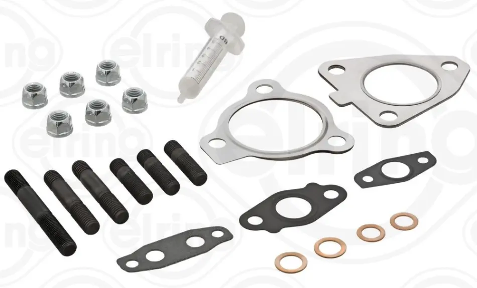 ELRING HYUNDAI Комплект для монтажу компресора SANTA FE IV 2.0 CRDi 18-20, ix35 2.0 CRDi 10-, KIA SORENTO II (XM) 2.2 CRDi 09-15 Elring 084910 (фото 1)