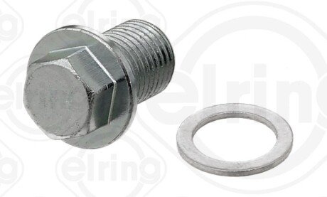 NISSAN Пробка оливного піддона + шайба PIXO (UA0) 1.0 09-, SUZUKI, OPEL, FIAT elring 878940