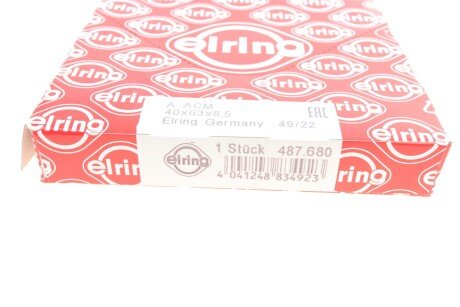 САЛЬНИК АКПП 38,5 Х 63 - 8,6 лев п/оси C5 X7. C4. C6. DS5 (прав п/ось) elring 487680