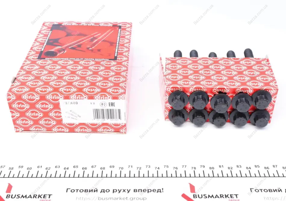 Комплект болтов ГБЦ elring 707.680