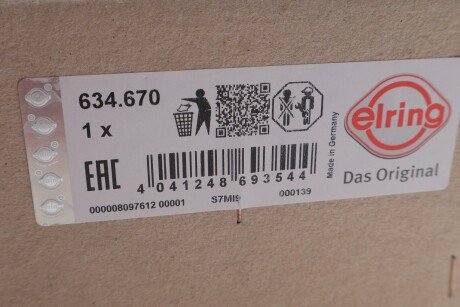 Комплект прокладок двигуна elring 634670