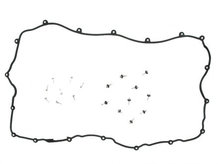 Комплект прокладок крышки клапанов. MAN D2066 elring 714.660