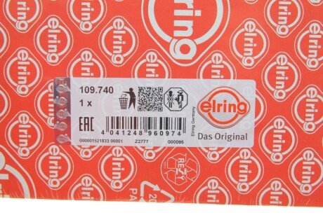 Прокладка головки блоку циліндрів elring 109740