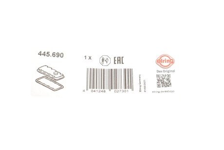 Прокладка клапанной крышки elring 445690