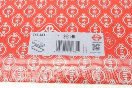 Прокладка клапанної кришки металева elring 743381