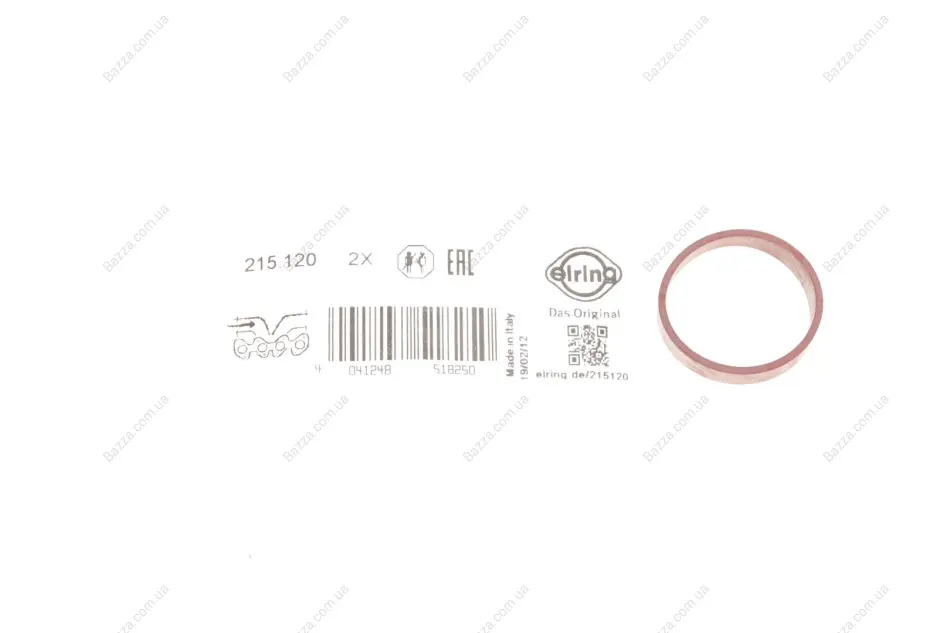 Прокладка коллектора IN 31.6X35X7.4 BMW M47/M57/N47N57 OPEL Y25DT (4/6) (пр-во) elring 215.120