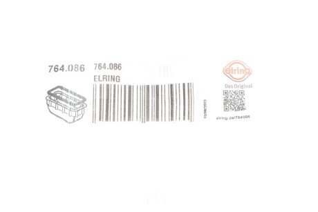 Прокладка маслянного поддона elring 764086