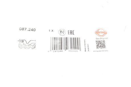 Прокладка впускного колектора elring 087240