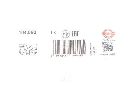 Прокладка впускного коллектора elring 104860