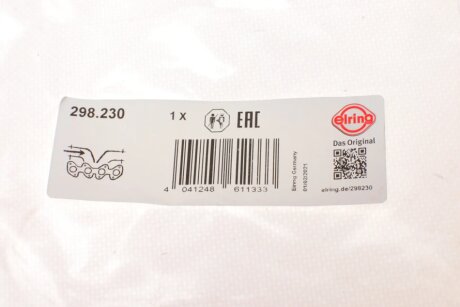 Прокладка впускного колектора elring 298230