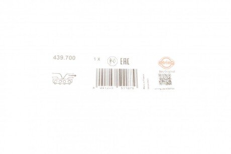 Прокладка впускного коллектора elring 439700