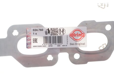Прокладка випускного колектора elring 024760