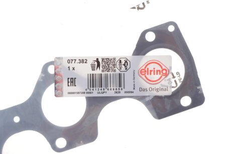 Прокладка выпускного коллектора elring 077382
