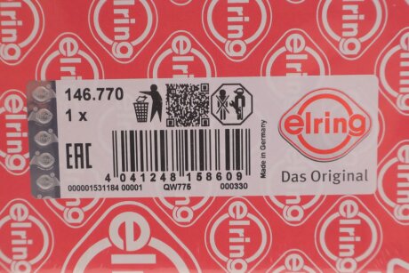 Прокладка випускного колектора elring 146770