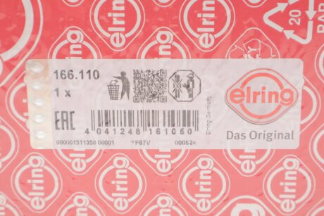 Прокладка випускного колектора elring 166110